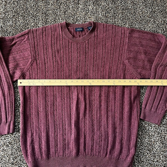 Izod cable knit sweater - Picture 4 of 6